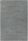 Chandra Rugs Sylvie 100% Wool Hand-Woven Contemporary Rug Blue/Grey/White 9' x 13'