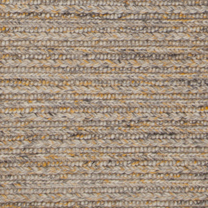 Chandra Rugs Sylvie 100% Wool Hand-Woven Contemporary Rug Yellow/Grey/White 9' x 13'