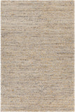 Chandra Rugs Sylvie 100% Wool Hand-Woven Contemporary Rug Yellow/Grey/White 9' x 13'