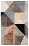 Jaipur Living Syntax Collection SYN02 Scalene 65% Rayon Made From Bamboo 35% Wool Handmade Mid-Century Modern Geometric Rug RUG148152