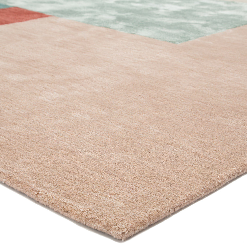 Jaipur Living Segment Handmade Geometric Pink/ Red Area Rug (9'X13')