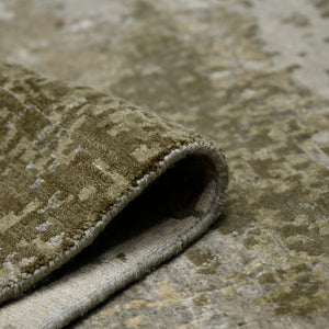 AMER Rugs Synergy SYN-16 Hand-Knotted Abstract Transitional Area Rug Tan 10' x 14'