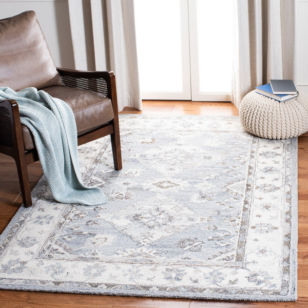 Safavieh Suzani 331 Hand Tufted Wool and Cotton with Latex Contemporary Rug SZN331A-8