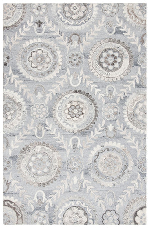 Safavieh Suzani 334 Hand Tufted Wool and Cotton with Latex Contemporary Rug SZN334F-8