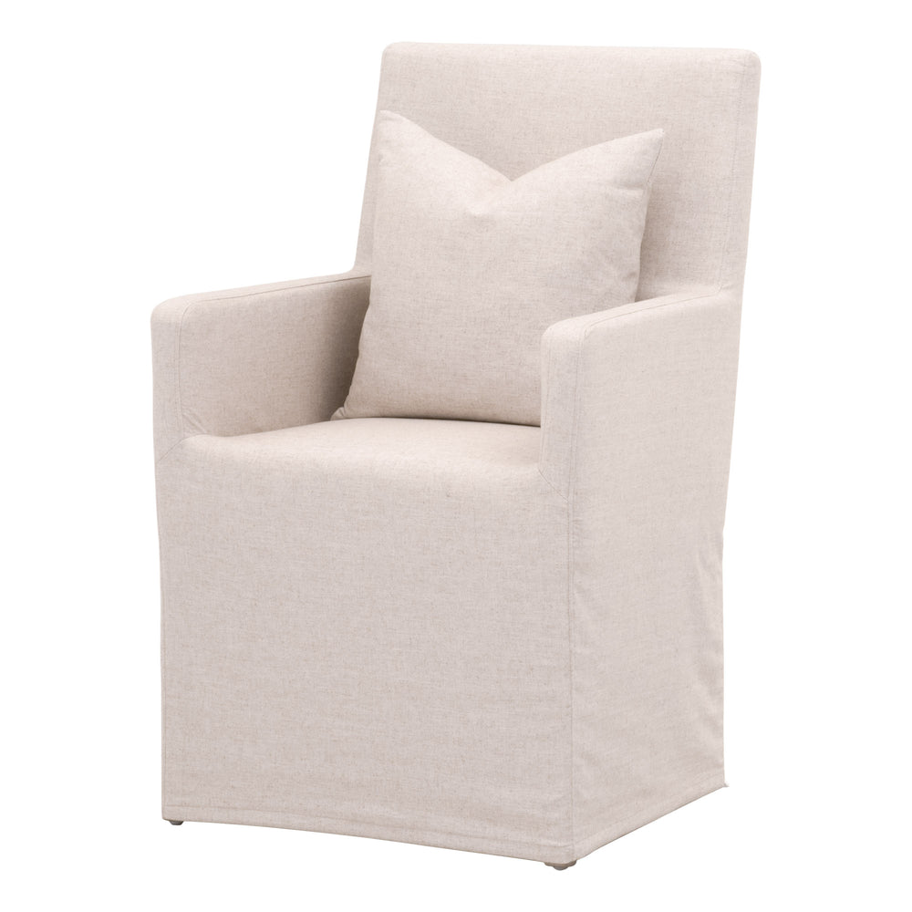 Essentials for Living Stitch & Hand - Dining & Bedroom Shelter Slipcover Arm Chair 6665.JUT/NGB