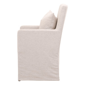 Essentials for Living Stitch & Hand - Dining & Bedroom Shelter Slipcover Arm Chair 6665.JUT/NGB