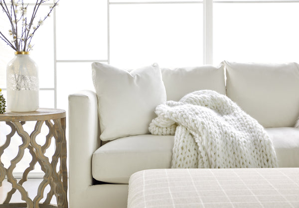 Essentials for Living Stitch & Hand - Upholstery Siena 96" Plinth Base Sofa 6607-3.LMIVO/NG