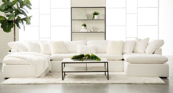 Essentials for Living Stitch & Hand - Upholstery Sky Modular Armless Chair 6610-1S.LPPRL