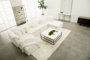 Essentials for Living Stitch & Hand - Upholstery Sky Modular Armless Chair 6610-1S.LPPRL