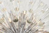 Bethel Chrome Chandelier in Metal & Crystal