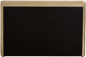 Sloan Velvet / Engineered Wood / Foam Contemporary Camel Velvet Full Bed (3 Boxes) - 59" W x 89" D x 44.5" H