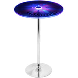 Spyra Contemporary Light Up Adjustable Bar Table by LumiSource