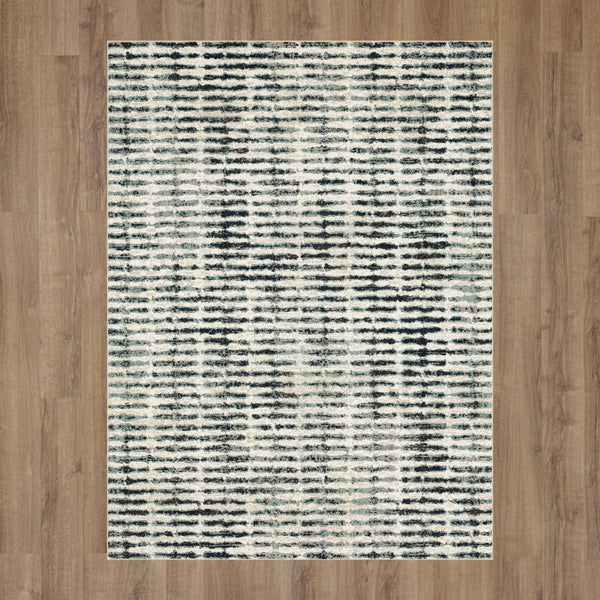Karastan Rugs Steadfast Robin's Egg Blue 9' 6" x 12' 11" Area Rug