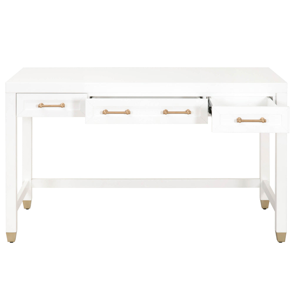 Essentials for Living Traditions Stella Desk 6137.WHT/BBRS