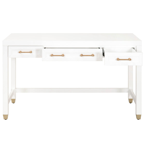 Essentials for Living Traditions Stella Desk 6137.WHT/BBRS