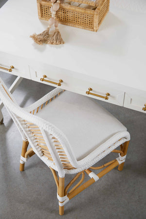 Essentials for Living Traditions Stella Desk 6137.WHT/BBRS