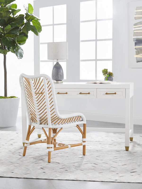 Essentials for Living Traditions Stella Desk 6137.WHT/BBRS