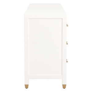 Essentials for Living Traditions Stella 6-Drawer Double Dresser 6136.WHT/BBRS