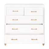 Essentials for Living Traditions Stella 5-Drawer High Chest 6135.WHT/BBRS