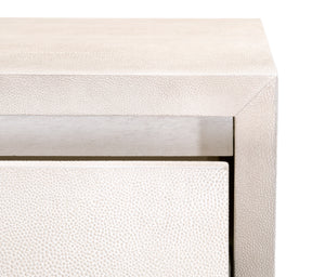 Essentials for Living Traditions Strand Shagreen 6-Drawer Double Dresser 6122.WHT-SHG/GLD