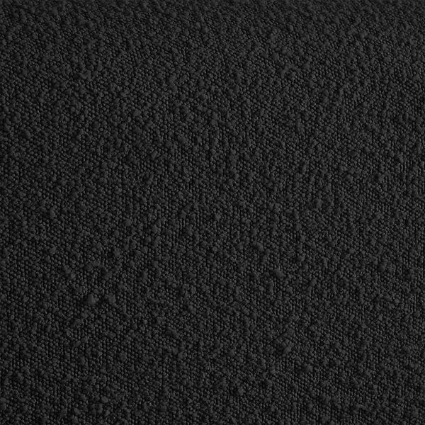 Stylus Boucle Fabric / Engineered Wood / Foam Contemporary Black Boucle Fabric Full Bed (3 Boxes) - 59" W x 89" D x 44.5" H