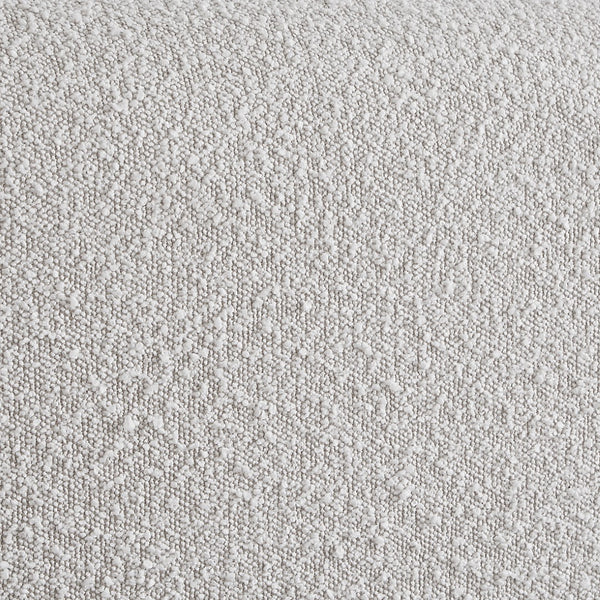 Stylus Boucle Fabric / Engineered Wood / Foam Contemporary Cream Boucle Fabric Full Bed (3 Boxes) - 59" W x 89" D x 44.5" H