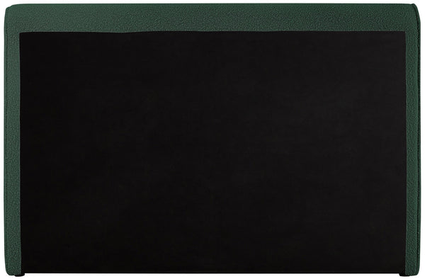 Stylus Boucle Fabric / Engineered Wood / Foam Contemporary Green Boucle Fabric Full Bed (3 Boxes) - 59" W x 89" D x 44.5" H