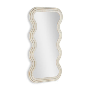 Union Home Swirl Floor Mirror White Oil Finish Ash Wood