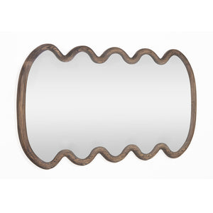 Union Home Swirl Mirror Grey Oil Finish Ash Wood