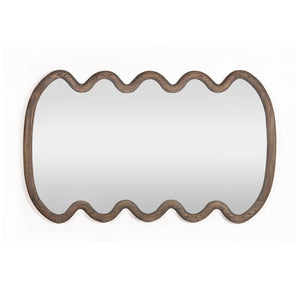 Union Home Swirl Mirror Grey Oil Finish Ash Wood