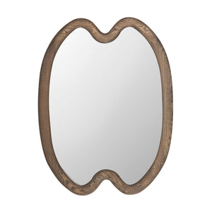Union Home Swirl Mirror Grey Oil Finish Ash Wood