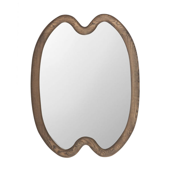Union Home Swirl Mirror Grey Oil Finish Ash Wood