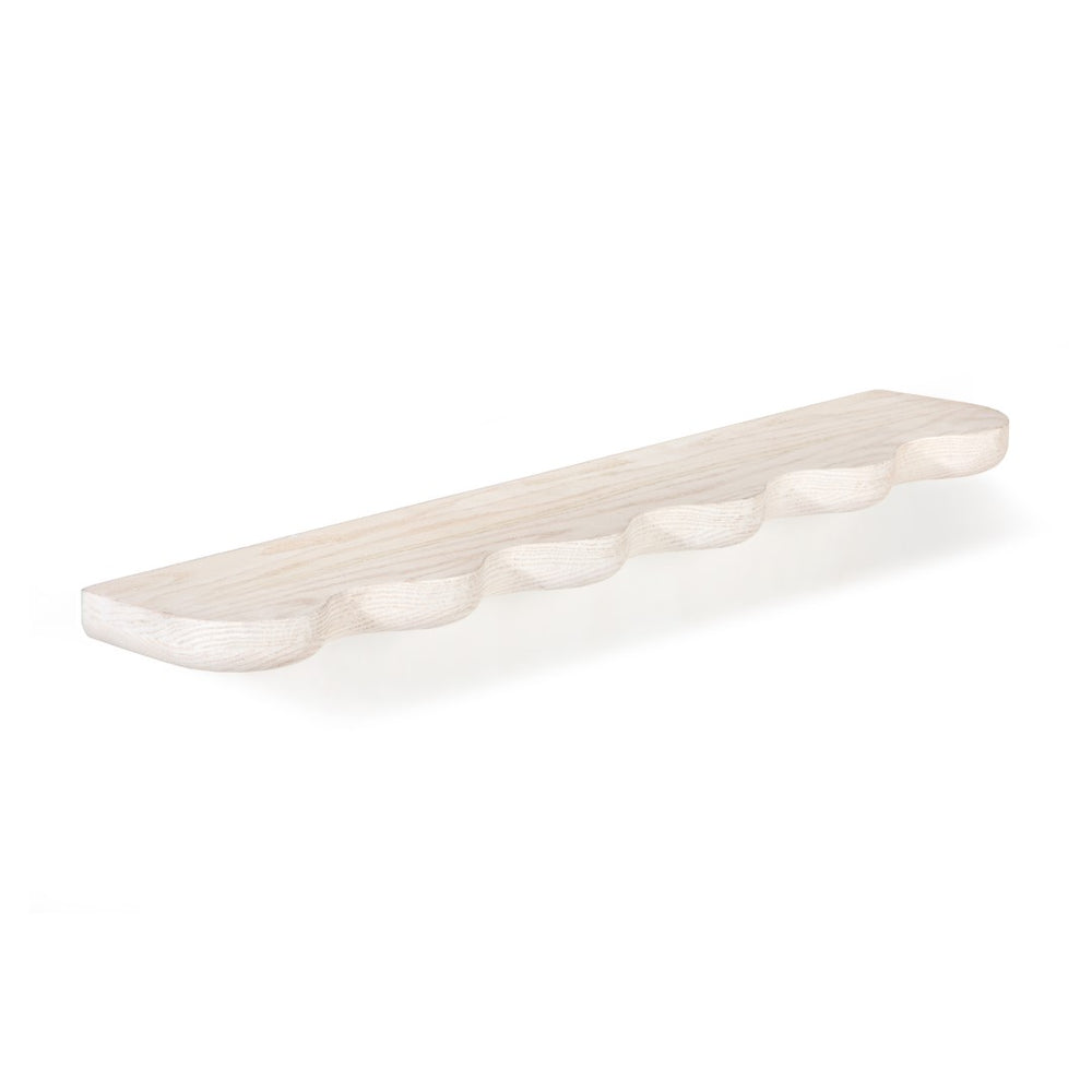 Union Home Swirl Wall Shelve White Oil FSC Certified Oak Wood