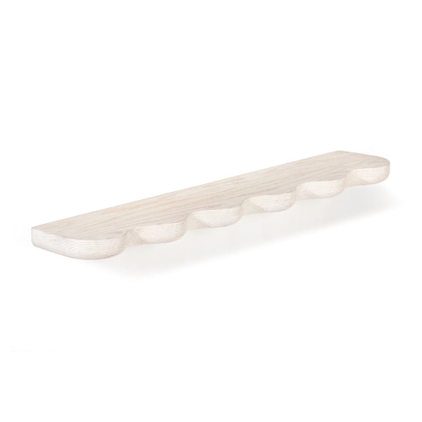 Union Home Swirl Wall Shelve White Oil FSC Certified Oak Wood