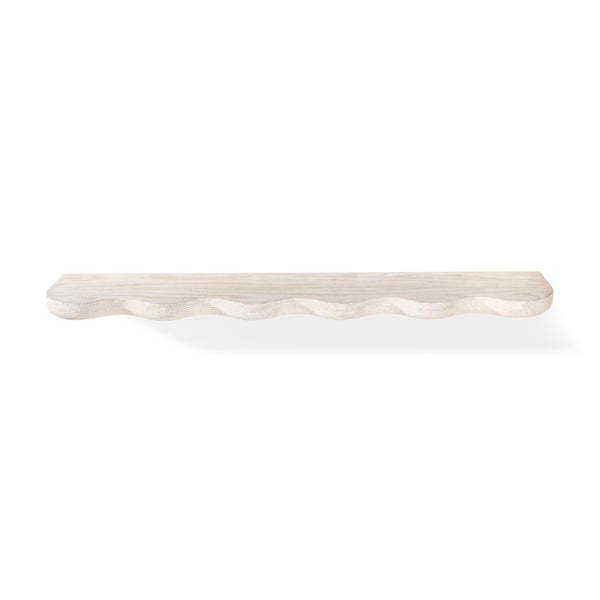 Union Home Swirl Wall Shelve White Oil FSC Certified Oak Wood