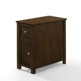 New Classic Furniture Samson End Table with Drwr Brown T082-23-BRN