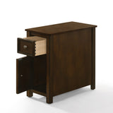 New Classic Furniture Samson End Table with Drwr Brown T082-23-BRN