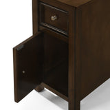 New Classic Furniture Samson End Table with Drwr Brown T082-23-BRN