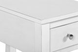 New Classic Furniture Noah End Table With Drawer White T13-23-WHT