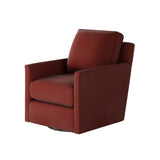 Fusion 21-02G-C Transitional Swivel Glider Chair 21-02G-C Bella Rouge Swivel Glider