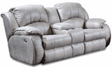 Southern Motion Cagney 705-78P Transitional  Power Headrest Double Reclining Console Loveseat 705-78P 173-09(AMP'd)