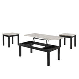 New Classic Furniture Celeste 3 Pc Occasional Set (2 End Tables & Lift Top Cocktail Table) T400-3P