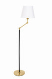 Taylor Floor Lamp Black And Brushed Brass House of Troy T400-BLKBB