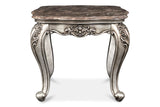 New Classic Furniture Marguerite End Table with Black Marbled Top T524-20