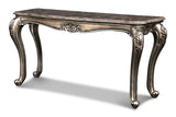 Marguerite Console Table with Black Marbled Top