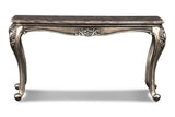 New Classic Furniture Marguerite Console Table with Black Marbled Top T524-30