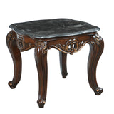 Constantine End Table with Taupe Gray Top Cherry