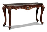 Constantine Console Table with Taupe Gray Top Cherry
