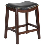 EE2519 Transitional Backless Wood Counter Stool [Single Unit]