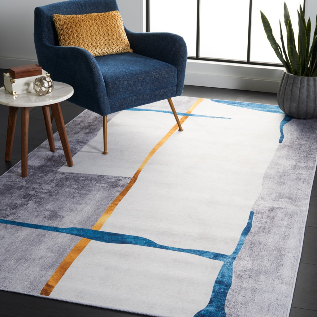 Safavieh Tacoma 820 M/W S/R Power Loomed 100% Polyester Pile Contemporary Rug TAC820F-9